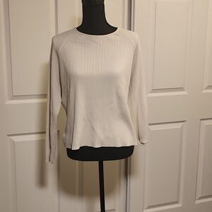 Khaki long sleeve sweater